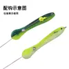Venta al por mayor Locha Irritable 10 cm cebo artificial biónico 5 juegos de cola de pesca explosiva pez cebo blando cebo para perca de pozo negro