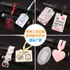 Etiquetas de Equipaje de Cuero con Logo Personalizado, Etiquetas de Maleta Lindas de Dibujos Animados, Etiquetas Colgantes Antiperdidas, Disponibles en Múltiples Colores