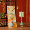 Bolsita del Festival de Mediados de Otoño, Bolsita Aromática de Paz y Bendición, Monedero Bordado Estilo Chino Tradicional, Regalo Festivo, Adorno Colgante para Coche, Bolsa de la Suerte