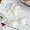 Calcetines Lindos para Mujer, Calcetines Cortos, Calcetines Finos de Algodón de Verano, Malla Transpirable Bordados Deportivos Anti-Olor Calcetines Cortos para Niñas