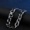 Pulseira de zircônia e microdiamante direto da fábrica estilo sul-americano pulseira da moda pulseira lisa tendência joia de mão