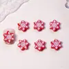 Joias de Resina Diamante Desenho Animado de Natal para Unhas Floco de Neve Fofo Chapéu Papai Noel Acessórios para Unhas DIY