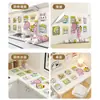 Papel de Parede Autoadesivo Decoração de Parede de Quarto Papel de Parede Espesso Adesivos de Parede Avançados Adesivos de Parede Desenho Animado Sombra Adesivos Feios