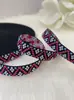 Raya Ondulada Diamante Multiestilo Estilo Étnico Bordado Jacquard Cinta Accesorios para Ropa de Actuación Empaque de Caja de Regalo Cinturón
