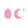 Pendientes Colgantes de Cobre Chapado en Oro de 18 Quilates Estilo Retro de Hong Kong con Esmalte en Forma de C para Mujer, Nuevos Pendientes de Moda de Lujo con un Toque de Alta Gama