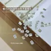 Rhinestones Explosivos de Fondo Plano para Arte de Uñas con Circonita, Mini Pequeños Rhinestones de Fondo Plano Facetados Marquise Lágrima Blancos, Decoraciones para Uñas al por Mayor