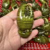 Pieza de Mango de Alicates de Madera de Bambú Hilo Dorado Yiming Xianyuan - Disponibles al Instante Talla de Madera Artesanía Regalo Adorno