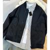 Primavera e Outono Novo Estilo Americano Jaqueta Retro Jaqueta Aviador Moda Masculina Rua Moda Marca Solta Casual All-match Terno de Beisebol