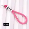 Cordón para Teléfono Móvil Color Dopamina Llavero de Cámara Correa Anti-Pérdida Cuerda Colgante Corto Tejido para Bolsa de Taza de Agua