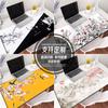 Mouse Pad Sakura Alargado Almofada de Mesa de Computador Espessada Estilo Chinês Borda com Travamento Tendência Nacional Escritório Almofada Grande para Teclado Almofada para Escrita