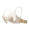Sutiã de renda sexy, ultra-fino, estilo fino, com suporte lateral, anti-queda, com bojo push-up, sem aro, copo de cristal com orelhas de coelho