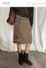 T-PLATFORM Guangzhou Trece Fábricas Otoño 2026 Falda Recta de Línea A Falda Vintage de Longitud Media Personalizada 26166