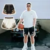 Pantalones Cortos de Baloncesto de Entrenamiento de Marca Americana de Moda para Niños, Holgados, de Secado Rápido, Transpirables, tipo Bermuda para Adolescentes, Pantalones Deportivos sin Rodilla