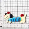 Accesorios de Resina de Perro Salchicha de Dibujos Animados Pasador Casero Llavero Funda para Teléfono Móvil Hebilla de Zapato Accesorios Material de Bricolaje Venta al por Mayor