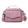 Bolso Mengchen Bolso de Lona Lindo para Niña Estilo Coreano Ins Estilo Japonés Harajuku Bolso Cruzado de Lona Bolso de Hombro para Estudiante