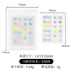 Parches para el acné más vendidos del fabricante transfronterizos, parches de hidrocoloide transparentes para el acné con estampado multicolor, parches de acné coloridos de dibujos animados de estrellas