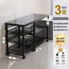 Estante de Cocina de Pie Gabinete de Almacenamiento Multicapa Hogareño Gabinete de Pared para Horno de Microondas Gabinete de Almacenamiento Venta al por Mayor