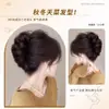 Peluca de Moño para Mujer, Moño con Pinza de Garra, Fabricante de Moños, Accesorio para el Cabello, Moño de Peluca, Estilo Clásico Cabello Corto, Estilo Retro