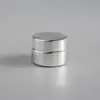 Frascos de Creme Dourados e Prateados Galvanizados 20g 50g Frascos Dispensadores de Produtos para Skincare Frascos Redondos de Vidro Frascos de Vidro para Creme para Olhos Venda por Atacado em Estoque