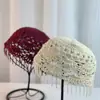 Sombrero Hueco con Borlas Estilo Bohemio para Mujer, Verano, Viajes, Fotografía, Ambiente Retro, Suéter de Punto