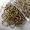 Ligas para el Cabello Empacadas al por Mayor, Gomas Elásticas de Alta Elasticidad para Mujeres, Círculos Sueltos para Adultos, Círculos Lisos, Accesorios para el Cabello Diadema Estilo Ins Estilo Coreano