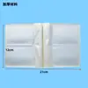 Nuevo Portatarjetas de PVC de 20 Páginas Página Interior para Tarjetas de Presentación Bolsa Inserto para Carpeta Portadocumentos Portatarjetas Carpeta Portadocumentos