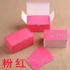 Tarjeta en blanco de papel kraft redondeada tarjeta pequeña tarjeta de papel para escribir a mano tarjeta de mensaje tarjeta de palabras en inglés 200