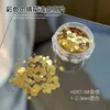 Lantejoulas Redondas para Nail Art Mosaico Decorações Coloridas Primavera e Verão Tamanhos Mistos Lantejoulas de Bolinhas Adesivos de Unha DIY Acessórios