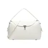 Nova bolsa de mão da moda versão coreana 2026, bolsa de trabalho estilosa vintage simples de grande capacidade, bolsa de nicho de alto valor