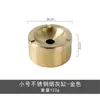 Cinzeiro Europeu de Aço Inoxidável com Tampa, Espessado, para Uso Doméstico, Sensação de Luxo, à Prova de Vento, Design Criativo para Bares