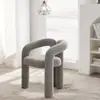 Silla de Maquillaje, Taburete de Tocador de Moda Estilo Crema, Silla de Alta Gama para Dormitorio Salón de Uñas, Silla Simple Individual de Ocio para Uso en Casa