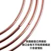 Venta al por mayor directa de fábrica anillo de hierro de red de sueños soldadura chapado anillo de hierro color oro rosa gran cantidad de anillo de hierro en stock viajero