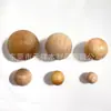 Bola de madeira maciça bola feita à mão acessórios DIY cor de madeira bola de madeira bola grande bola pintada contas redondas