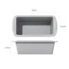 Fornecimento Direto da Fábrica Caixa Retangular de Silicone para Torradas forma longa para pão bolo ferramenta de forma para assar DIY bandeja de assar