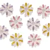 Camelia circonita cuentas sueltas porosas para abalorios DIY moda diaria cadena para teléfono móvil llavero cadena para bolso accesorios de joyería