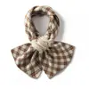 2025 Nuevo Bufanda de Cachemira para Otoño e Invierno Moda para Mujer Bufanda Jacquard de Combinación de Colores Bufanda Cálida Cruzada para el Cuello Bufanda