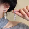 Placa de Incienso para Mosquitos sin Orejas Pinza para Oreja Diseño de Estilo Frío Pendientes Pendientes Largos con Borlas para Mujer Pinza para Oreja Indolora Versátil