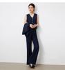 [Exportado para o Japão] Conjunto de Terno Feminino em Mistura de Lã, Estiloso e Elegante, Traje Profissional de Trabalho de Alta Qualidade