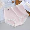 Roupa íntima feminina grávida modal de 100,00 kg, virilha de algodão, antibacteriana, cintura alta, abdômen, roupa íntima especial para gravidez e pós-parto