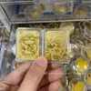 Adesivos de Telefone de Ouro Puro 999, Adesivos Dourados Atrai-Riqueza, Princesa, Por Favor, Enriquecer, Boa Sorte com Prosperidade Contínua, Folhas de Ouro, Presentes Promocionais Atacado