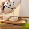 Juego de Té de Viaje Panda Kit Portátil Exterior Tetera Kung Fu Taza de Té Regalo de Negocios Logo Esencial para Viaje