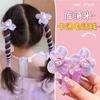 Cuerda de Teléfono Arcoíris Rizada para Niños, Diadema para el Cabello, Trenza de Burbujas Enrollada en Cuerda para el Cabello, No Daña el Cabello, Goma Elástica para el Cabello, Nuevos Accesorios para el Cabello para Mujer