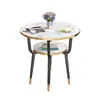 Mesa Pequena de Chá para Varanda, Conjunto de Mesa e Cadeiras para Recepção e Negociação de Escritório, Mesa de Café Pequena para Apartamento Pequeno Doméstico, Mesa de Jantar, Mesa Redonda Pequena de Lazer