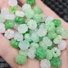 Jad Jad Abóbora Verde Seca Contas Jad Contas Soltas Fundo Branco Feijão Verde Contas de Melão da Sorte Brancas Pulseira Colar Contas Espaçadoras Acessórios Contas