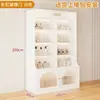Vitrina de cosméticos, vitrina de uñas para salón de belleza, estante de productos para el cuidado de la piel con puerta de cristal, estante de múltiples niveles