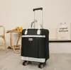 Bolsa con Carrito de Ruedas Universal Bolsa de Viaje para Mujer Caja de Cabina Portátil Bolsa de Viaje para Distancias Cortas Estilo Coreano Bolsa de Equipaje Portátil Moderna