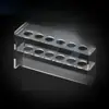 Suporte para Tubos Colorimétricos de Vidro 10ml25ml50ml100ml Suporte para Tubos de Ensaio 6 Furos 12 Furos 24 Furos 30 Furos Fileiras Simples e Duplas