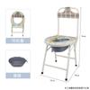 Silla de Inodoro Plegable Portátil para Ancianos, Inodoro para Mujeres Embarazadas, Silla de Inodoro Móvil para Ancianos, Taburete, Asiento de Taburete