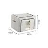 Cesta de Armazenamento Dobrável Grande Capacidade Impermeável Caixa de Armazenamento para Colchas Pano Oxford Patchwork Organizador de Roupas Domésticas Calças