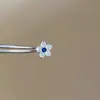 Brincos de Flor Exquisitos Cravejados de Diamantes, Brilhantes, com Design de Luxo Leve, Nicho, de Alta Qualidade; Acessórios de Orelha Doces, Frescos e Versáteis